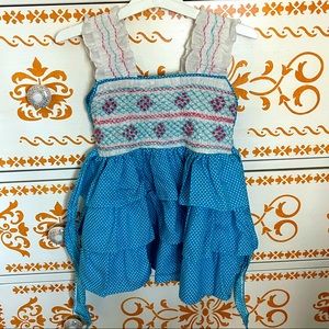smocked toddler dress cotton